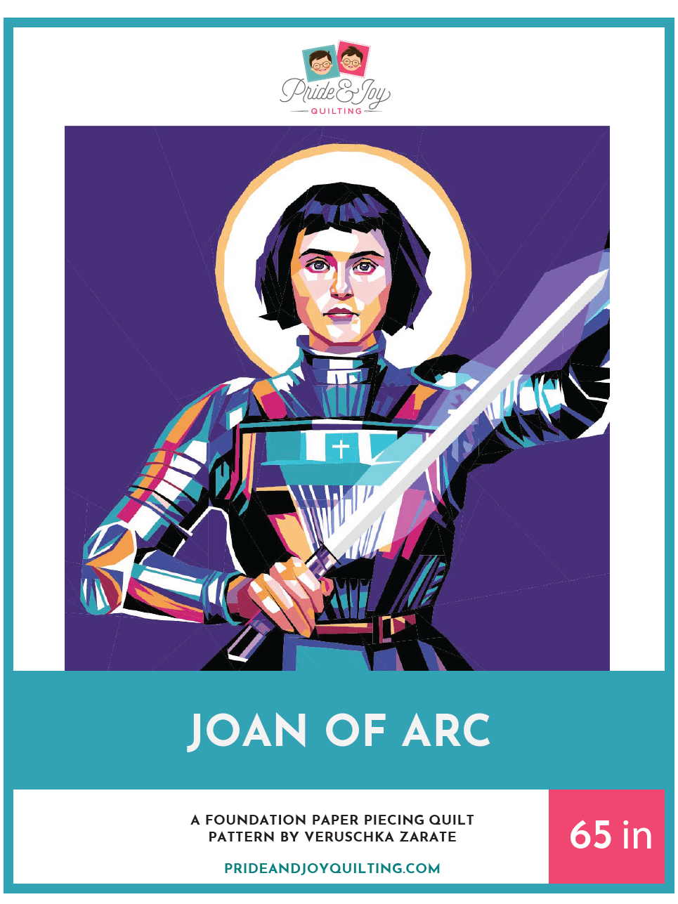 PDF Pattern: Joan of Arc a Foundation Paper Piecing Quilt