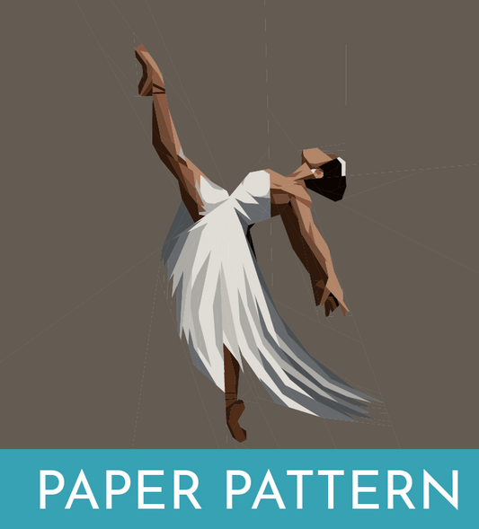 Paper Pattern: Prima Ballerina Foundation Paper Piecing Quilt