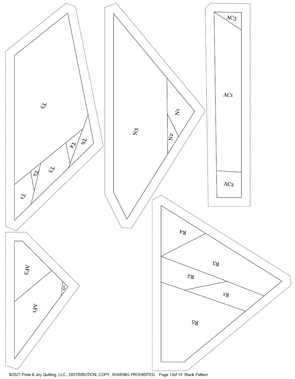 PDF (Part 2 of 9) Capturing Memories COLORADO, A Foundation Paper Piecing Quilt Pattern Series